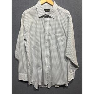 Donald J Trump Signature Collection Mens Non Iron Button Up Shirt 17.5